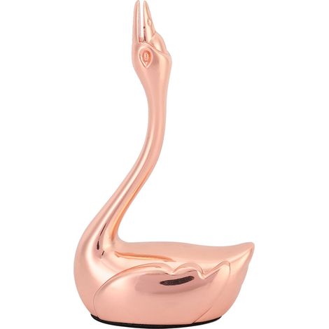 Porte-photo cygne or rose pour mariage - support de table élégant pour cartes et souvenirs de fête (1/5)