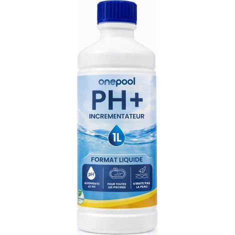 Élévateur pH 1 litres Piscine Augmente Le pH, Améliore Le Confort de Baignade et la Qualité de l'eau, Correcteur pH, Bénéfique pour la Santé (1/5)