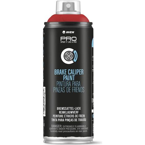 Pintura en Spray MTN PINZAS DE FRENO ROJO 400ML