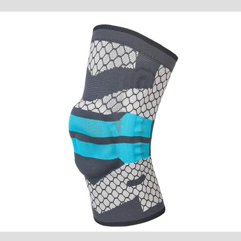 Genouillères de sport, genouillères antidérapantes épaisses avec éponge, genouillères confortables et sûres, genouillères de sport, genouillères d'entraînement (bleu marine, L)