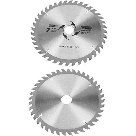 Disque de coupe rond en carbure pour scie circulaire, outils de travail du bois, 7 pouces, 40 dents (1/5)