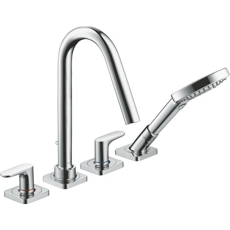 hansgrohe AXOR Citterio M 4-Loch Fliesenrandarmatur mit (1/3)