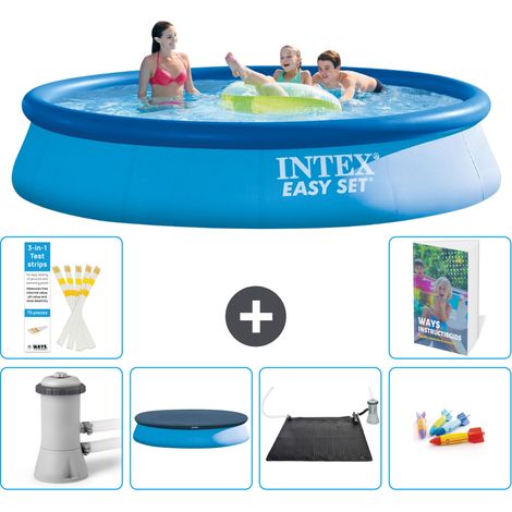 Easy Set Pool Rund - 396x84 cm - 7-teilig S211