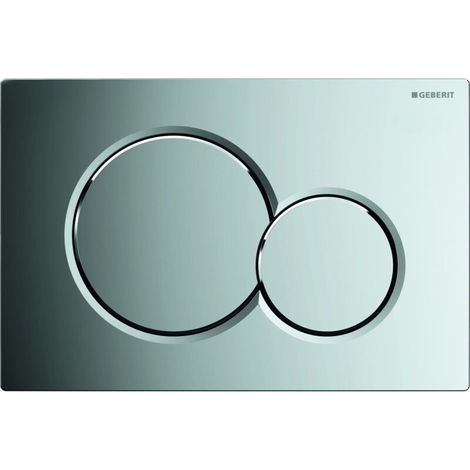 Sigma01 Betätigungsplatte, vorne, chrom glänzend, rund