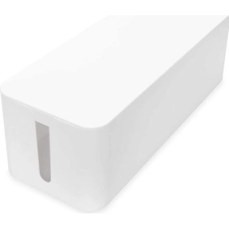 Boîte De Rangement Pour Câbles - 407 X 134 X 154 Mm - Blanc - Bureau Intérieur - 1 Pièce (1/5)