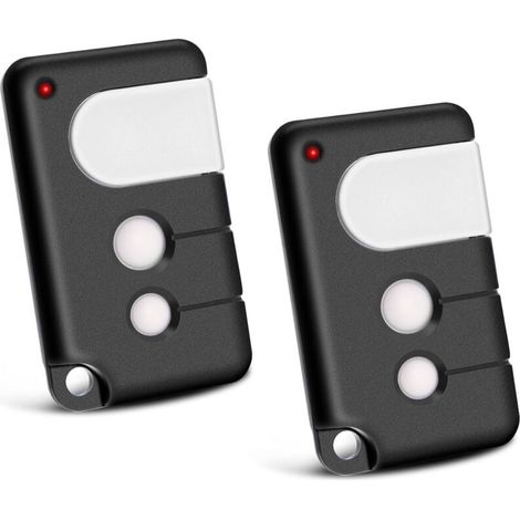 Lot de 2 Telecommande Portail compatibles avec Chamberlain, 433,92 MHz 3 canaux, compatibles avec TX4RUNI, TX2REV, 84335EML, 84333E, 94333E, 4335EML, MotorLift 500, 700 (1/5)