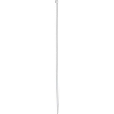 Weißes Rilsan: 2,5 X 150 mm (25 Stück)