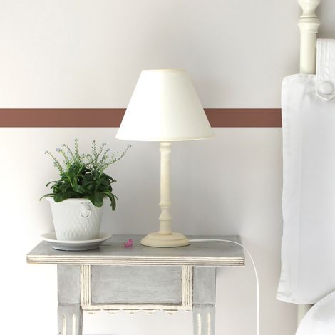 Frise adhésive autocollante brique 5 cm x 300 cm - Déco murale intérieure unie et facile à poser (1/3)