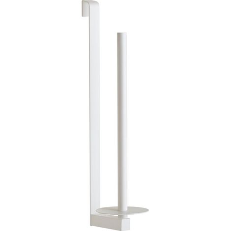 Kibath Percha lateral portarrollos acabado BLANCO MATE fabricado en acero inoxidable