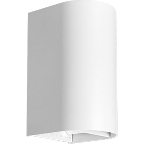 APPLIQUE TONDA ALTA DA PARETE LED 20W 1000L IP65 BIDIREZ BIANCO-PAPILLON
