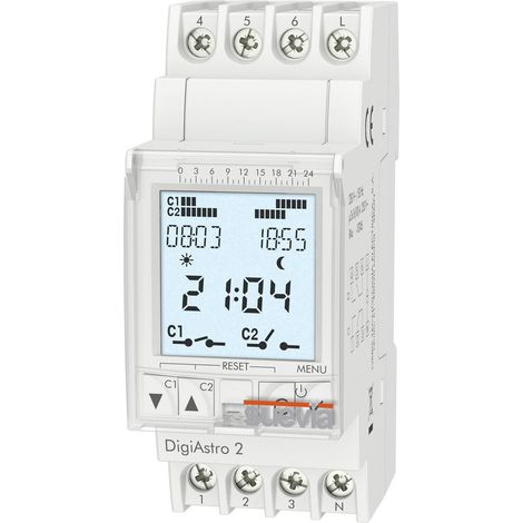 Suevia DigiAstro 2 Hutschienen-Zeitschaltuhr digital 230 V/AC 4000 W