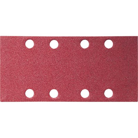 Bosch SET FOGLI ABRASIVI CON VELCRO 10 PZ. BLISTER mm. 93x185  grana 80