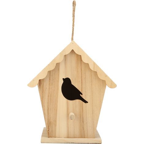 Vogelhaus aus Holz in Vogelform, Nistkasten für den Eingangsbereich, Nistkasten für Garten und Hinterhof (1/5)