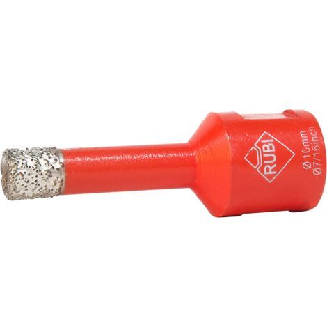 RUBI 10mm Diamond Dry Cut Tile Drill Bit for Gres and Porcelain Ceramic Tiles