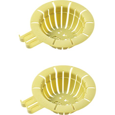 Panier Égouttoir Évier - Filtre Évier Cuisine - Séparateur Déchets Alimentaires - Pour Évier Standard - 2 Pièces (1/3)