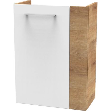 FACKELMANN SBC Beckenunterschrank 45 - Front Weiß Hochglanz - (1/3)