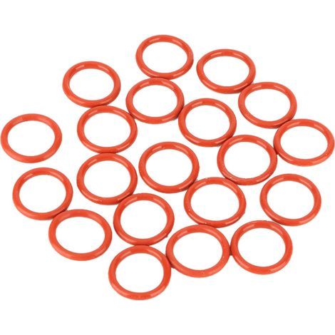 Non-toxic, orange silicone ring shock absorber for cars, vibration damping 12ax7/12au7/Ecc88 (1/5)