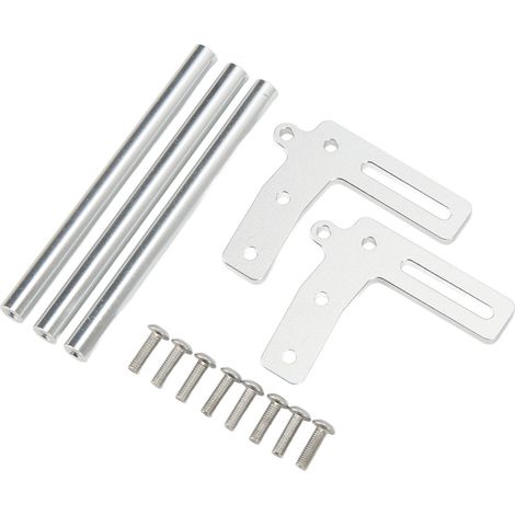 Frontstoßstange für RC-Crawler, Metall, stabile Performance, guter Kratzschutz, silberne RC-Frontstoßstange für SCX10 (1/5)