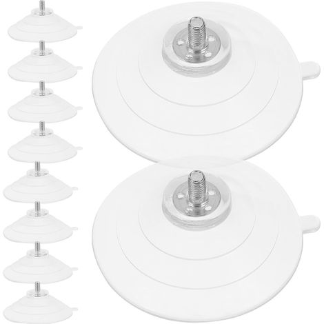 Lot de 10 ventouses robustes avec vis filetée M5 en PVC (1/5)