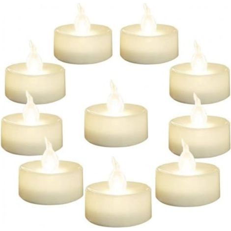 Lot de 10 lampes chauffantes LED avec télécommande (1/4)