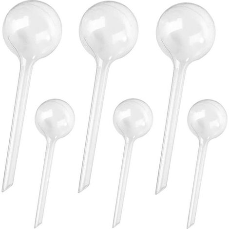 Lot de 6 boules d'irrigation des plantes-En plastique - Système d'irrigation automatique pour plantes - Pour le jardin de la maison, les plantes - Arrosage intérieur (1/4)