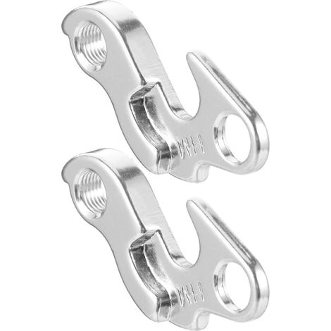 Patte de Dérailleur Arrière Argenté en Alliage D’aluminium , Lot de 2 (1/5)
