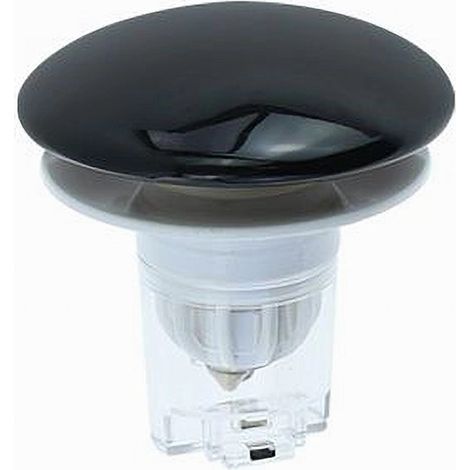 Cleafe - Tappo Di Scarico Per Lavandino Bagno Antiodore Universale Pop Up Nero 7 Cm 87385 - (1/2)