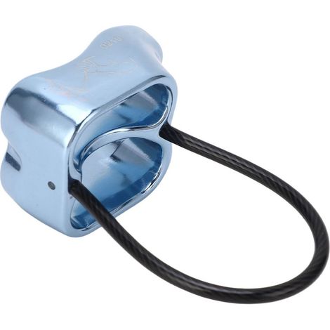 Sicherungs- und Abseilgerät aus Aluminium-Magnesium-Legierung, ATC-Abseilgerät für Outdoor-Klettern, Himmelblau (1/5)