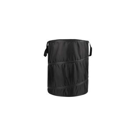 (90 l)noir Sac à déchets de jardin, en tissu Oxford, pliable, résistant, avec poignées, pour déchets de jardin, réutilisable (1/5)