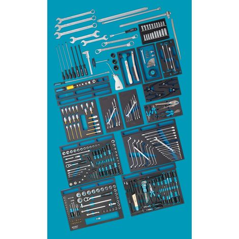 Hazet Assortiment d'outils pour MERCEDES-BENZ - Nombre d'outils: 296 - 0-2700-163/296 (1/2)