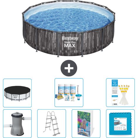 Bestway Steel Pro MAX Rund - 427x107 cm - 8-teilig S536