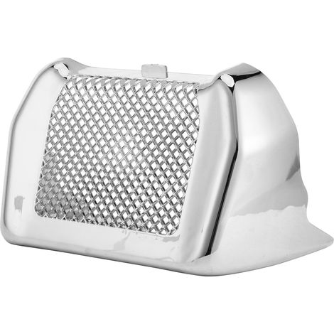 Protège-radiateur d'huile moto Chrome Kit Garde Accessoire Compatible Touring FLHT FLTRX FLHR FLHX (1/5)
