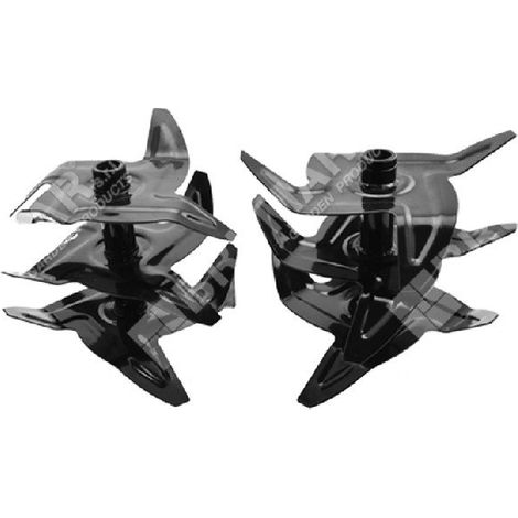 Cuchilla derecha e izquierda para motoazadas COMPATIBLES NOVATEC - 047738