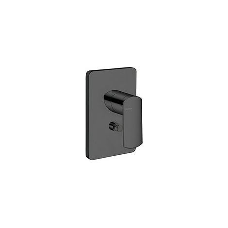 FACADE LAITON MITIGEUR DOUCHE PROFILO 2 SORTIES CHROME BLACK MAT - CRISTINA ONDYNA PF68913 (1/2)