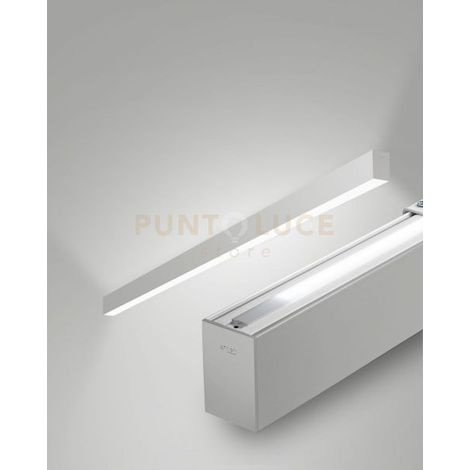 MILLET PROFILO DA PARETE DOPPIA EMISSIONE ALLUMINIO WW OPALE ON/OFF IP40 100CM 3000K 3380+1290LM 23/15W