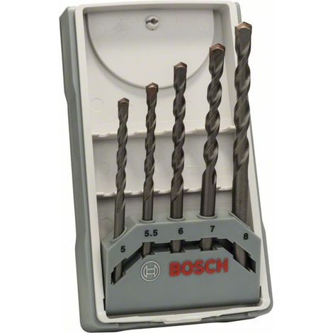 Bosch Betonbohrer CYL-3 Set Silver Percussion 5tlg. 5 - 8 mm - 2607017081 (1/4)