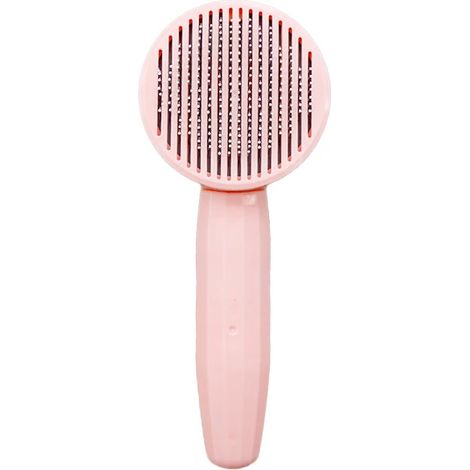 Outil de nettoyage pour animaux, peigne démêlant, peigne à aiguilles démêlant, rose (1/5)