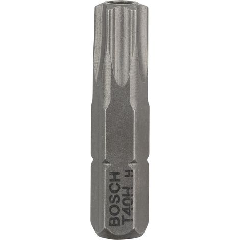 Pack 2 Embouts de vissage Security-Torx extra-dure T40H longueur 25mm - 2608522015 - Bosch (1/3)