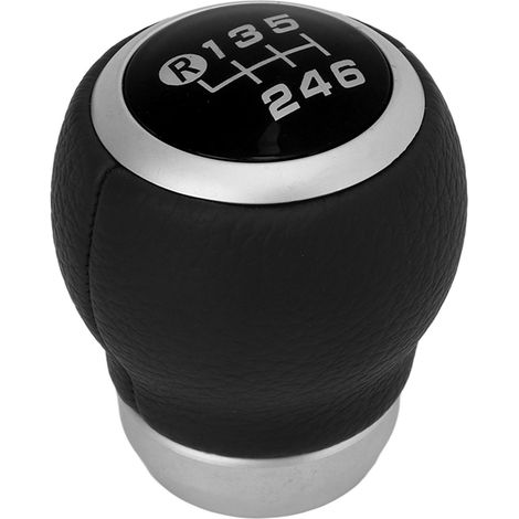 Pommeau de levier de vitesses automatique à 6 rapports pour Subaru, noir (1/5)