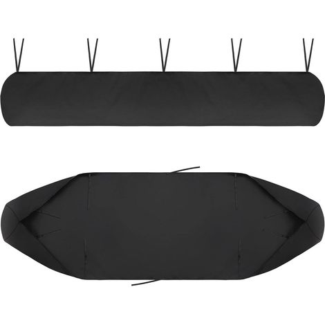 Garden Awning Cover Protection (5M Black), Tarpaulin Storage Bag 210D Oxford Against UV Dustproof Waterproof Against Snow and Rain in Winter, For Canopy Shelter Terrace Furniture