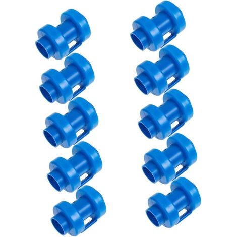10pcs Plastic Trampoline Pole Caps for 1 Inch Trampoline Poles Replacement Trampoline Poles (Blue) MUMU