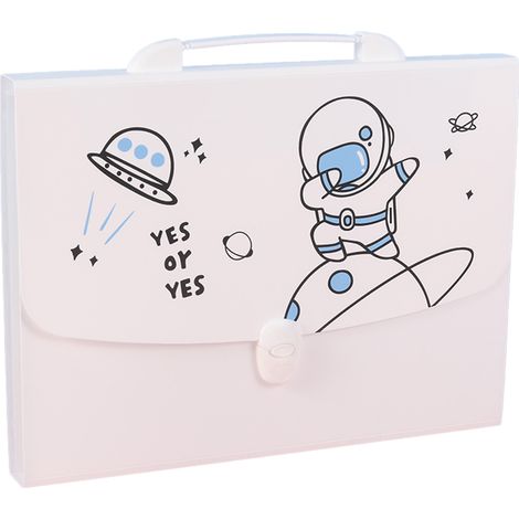 Dossier Accordéon Extensible - En Polypropylène Résistant - Pour Bureau École Maison - Format A4 Lettre (1/5)