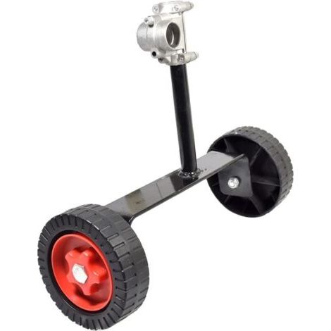 Green Mobility-Roues de support universelles réglables - 28 mm - Tête de coupe pour débroussailleuse thermique et électrique (1/4)