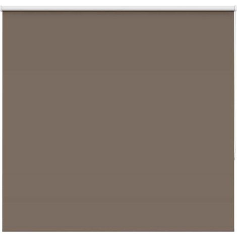 Store enrouleur occultant, couleur café, dimensions du tissu : 160 x 130 cm (1/5)