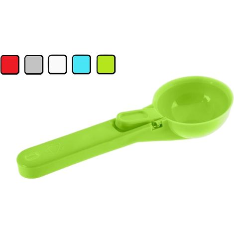 Cuchara de plástico Practico para porcionar bolas de patata y helado. (1/5)