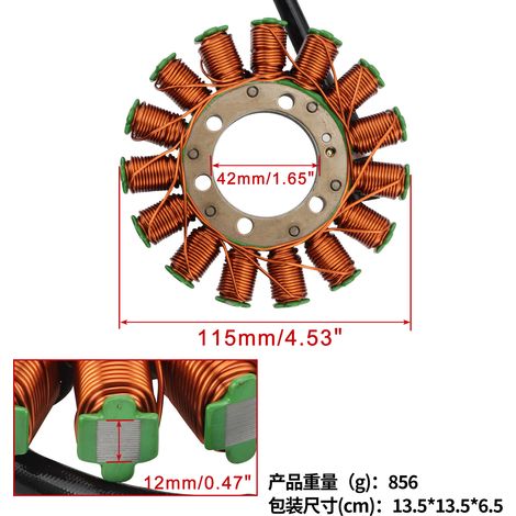Die Statorspule ist geeignet für AN400Z ABS AN400 2011-2016 32101-15G60 (1/4)
