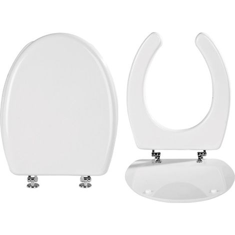 Copriwater in resina poliestere ovale per disabili chiusura standard SAPAL (1/2)