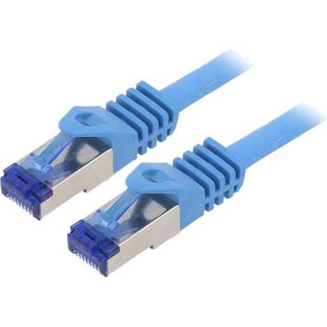 Cordon de raccordement S-FTP Cat.6a bleu - 3m