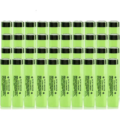 Batería de iones de litio, capacidad de 3400 mAh, corriente de descarga de 20 A, 34B-40PCS (1/2)