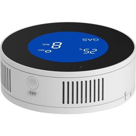 Détecteur de Gaz Connecté WiFi Intelligent, avec caractéristiques : Détecteur (1/4)